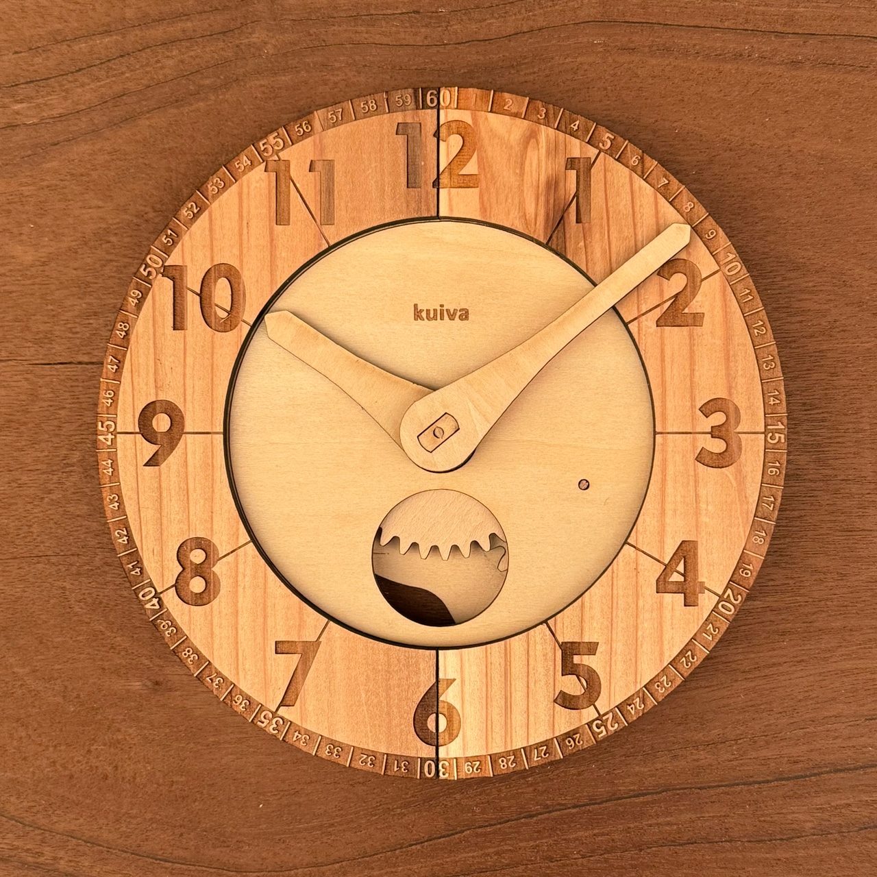 木育知育時計（学習用・木工工作キット）