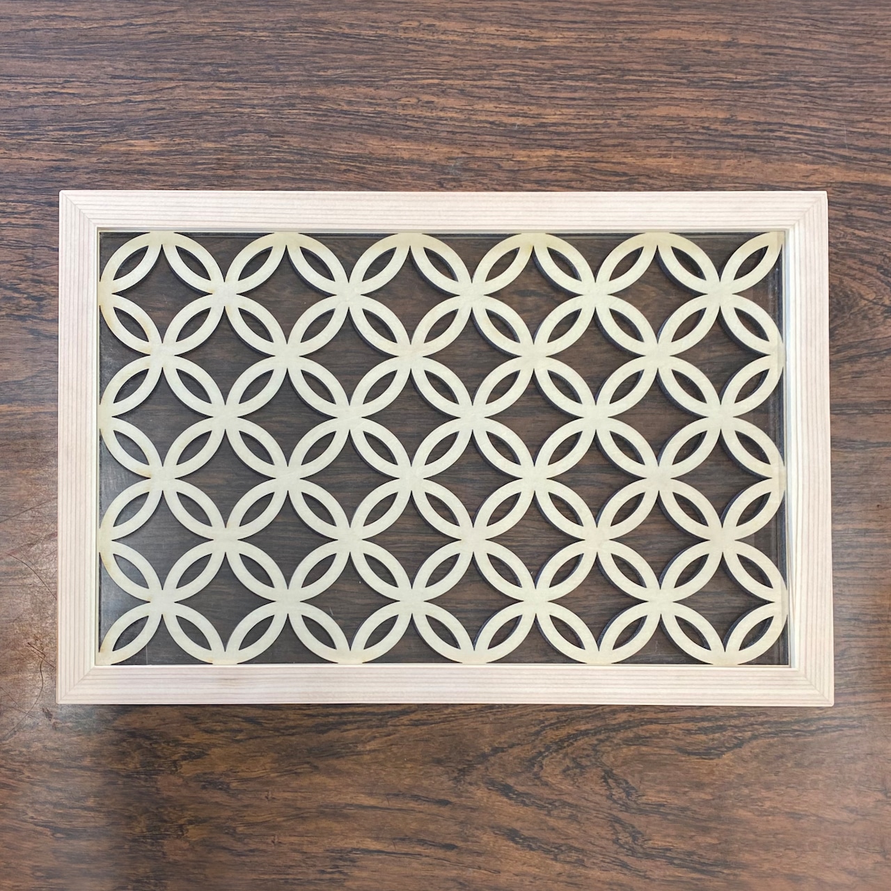 飾り板　七宝模様　レーザーカット